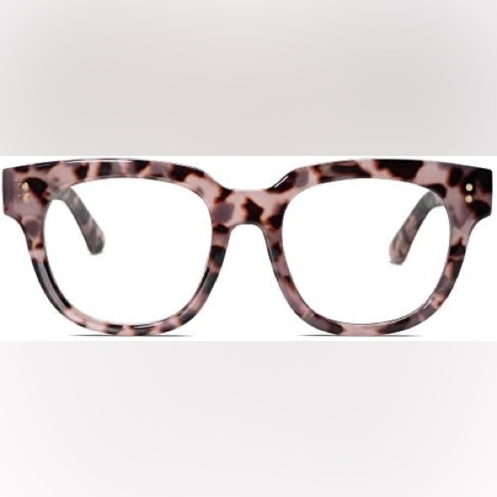 Pink Tortoise Sojos Oversized Bluelight Glasses